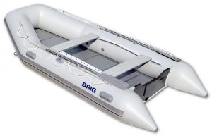 Pripučiama-motorinė PVC valtis Brig B380